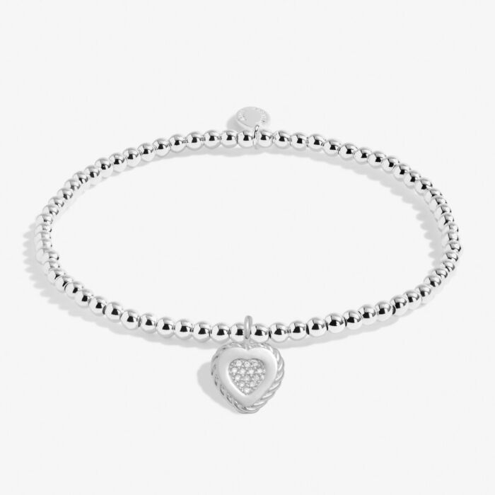 Joma Jewellery A Little 'Kind Heart' Bracelet In Silver Plating